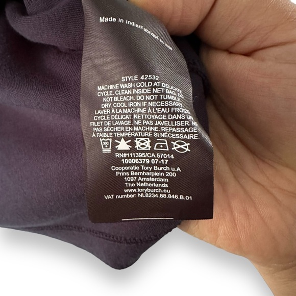 Tory Burch Navy Emilia Mini Dress Size Small - Picture 12 of 12